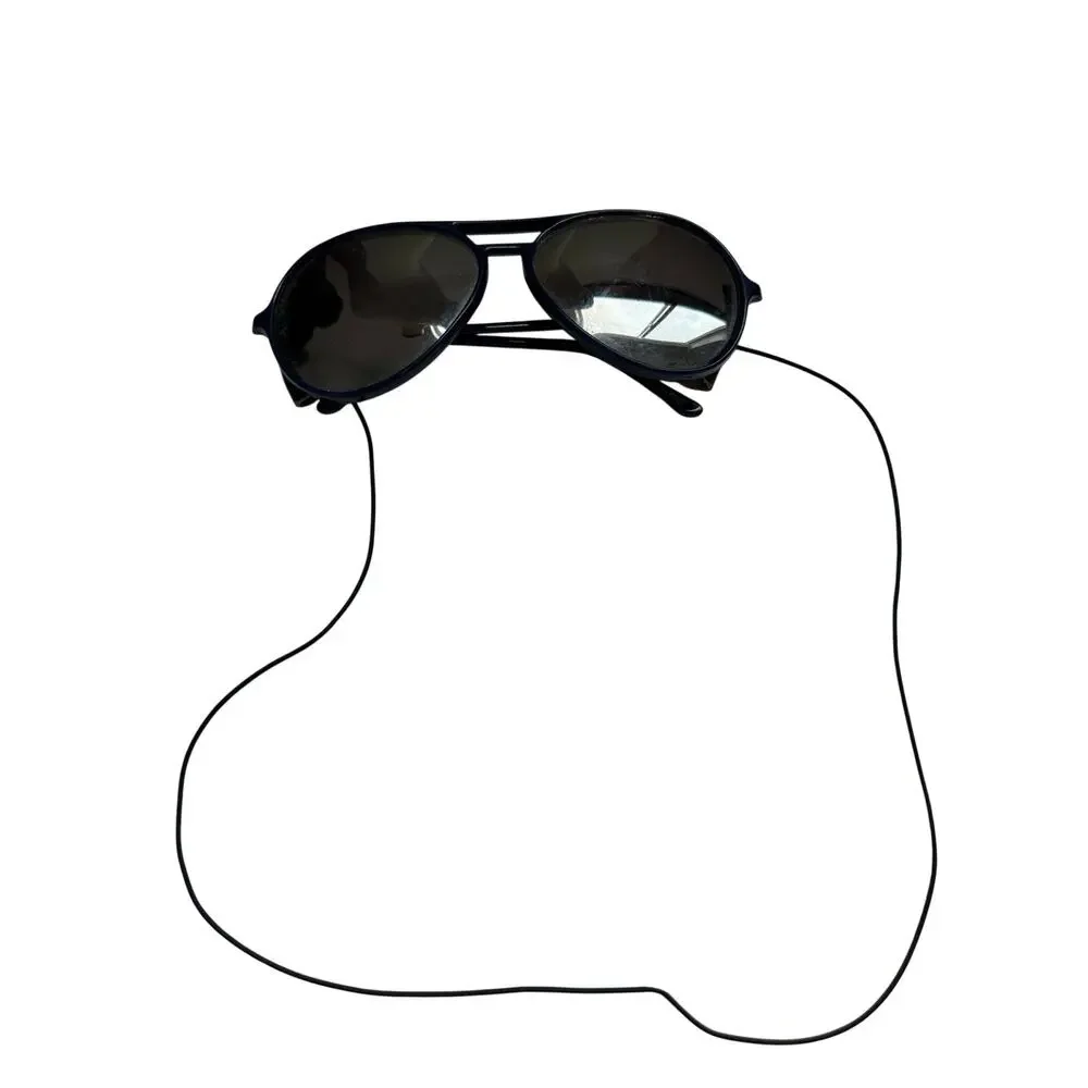 Vintage 1980s SnowKing Dark blue ski Aviator sunglasses